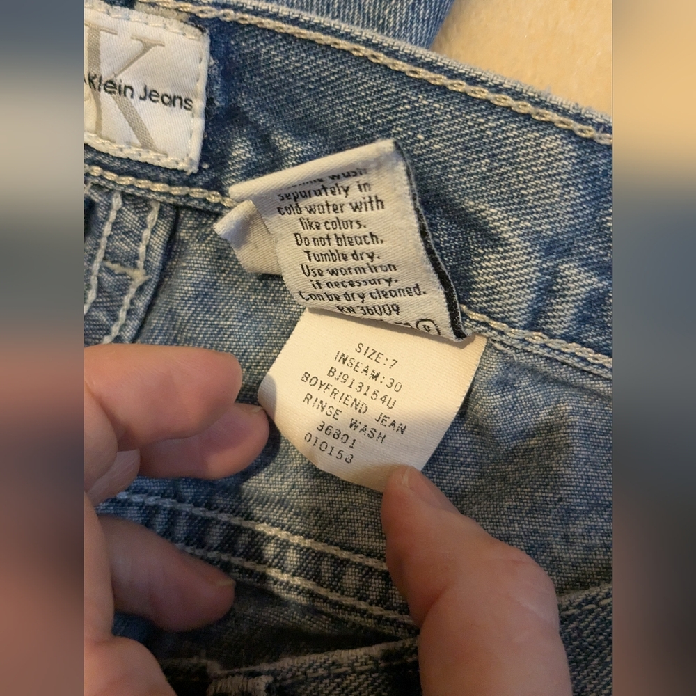 Calvin Klein Size 27 Jeans Boyfriend Jean - Picture 5 of 13